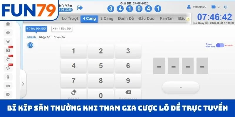Bí kíp săn thưởng khi tham gia cược lô đề trực tuyến