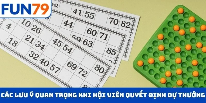 Xổ Số Miền Trung 2026 – Quay Là Trúng, Cược Đúng Là Vui Các lưu ý quan trọng khi hội viên quyết định dự thưởng