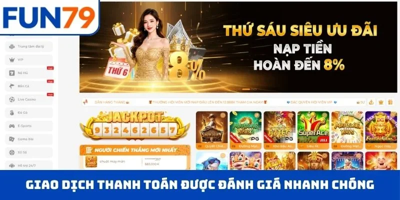 Giao dịch thanh toán được đánh giá hoàn thành nhanh chóng