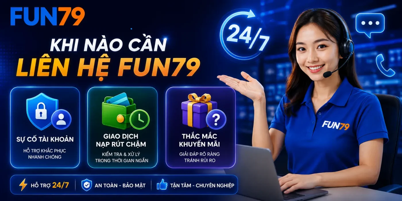 Khi Nào Hội Viên Cần Tìm Đến Liên Hệ FUN79