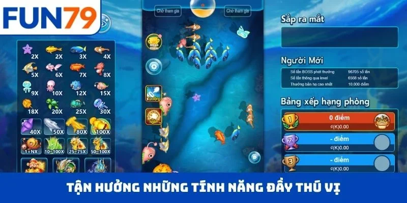 Tận hưởng những tính năng đầy thú vị khi săn sinh vật biển online